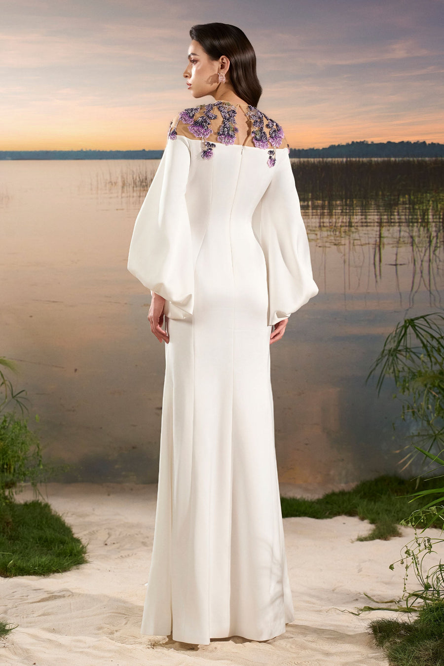 Seline Bishop Sleeve Maxi Dress 2