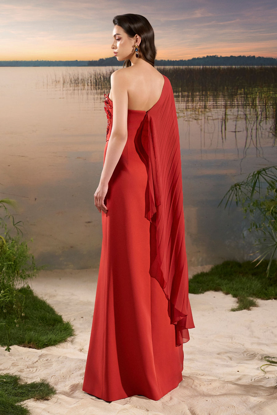 Orée One Shoulder Maxi Dress 2