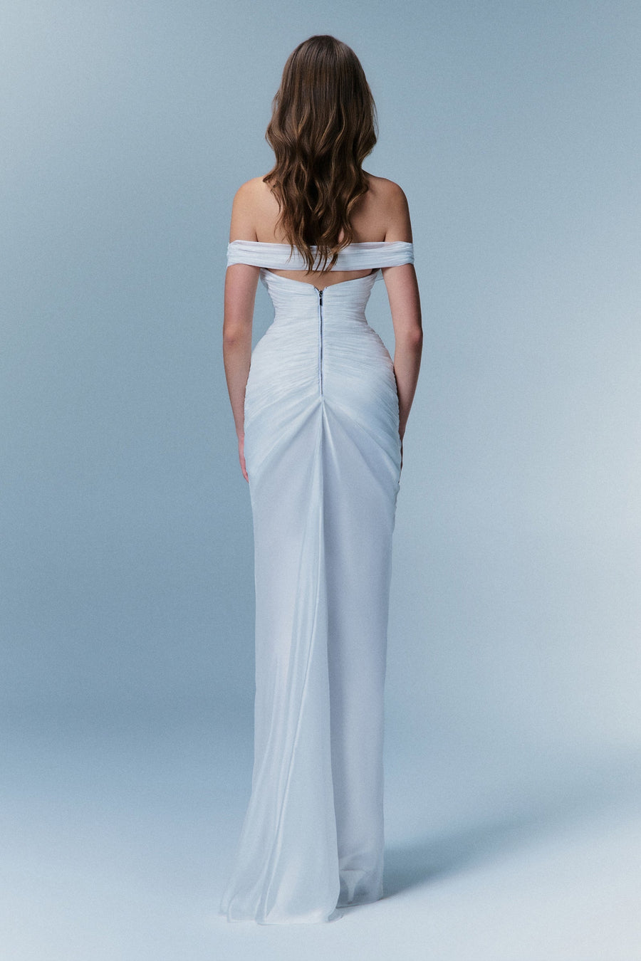 Noelle Ruched Maxi Dress 4