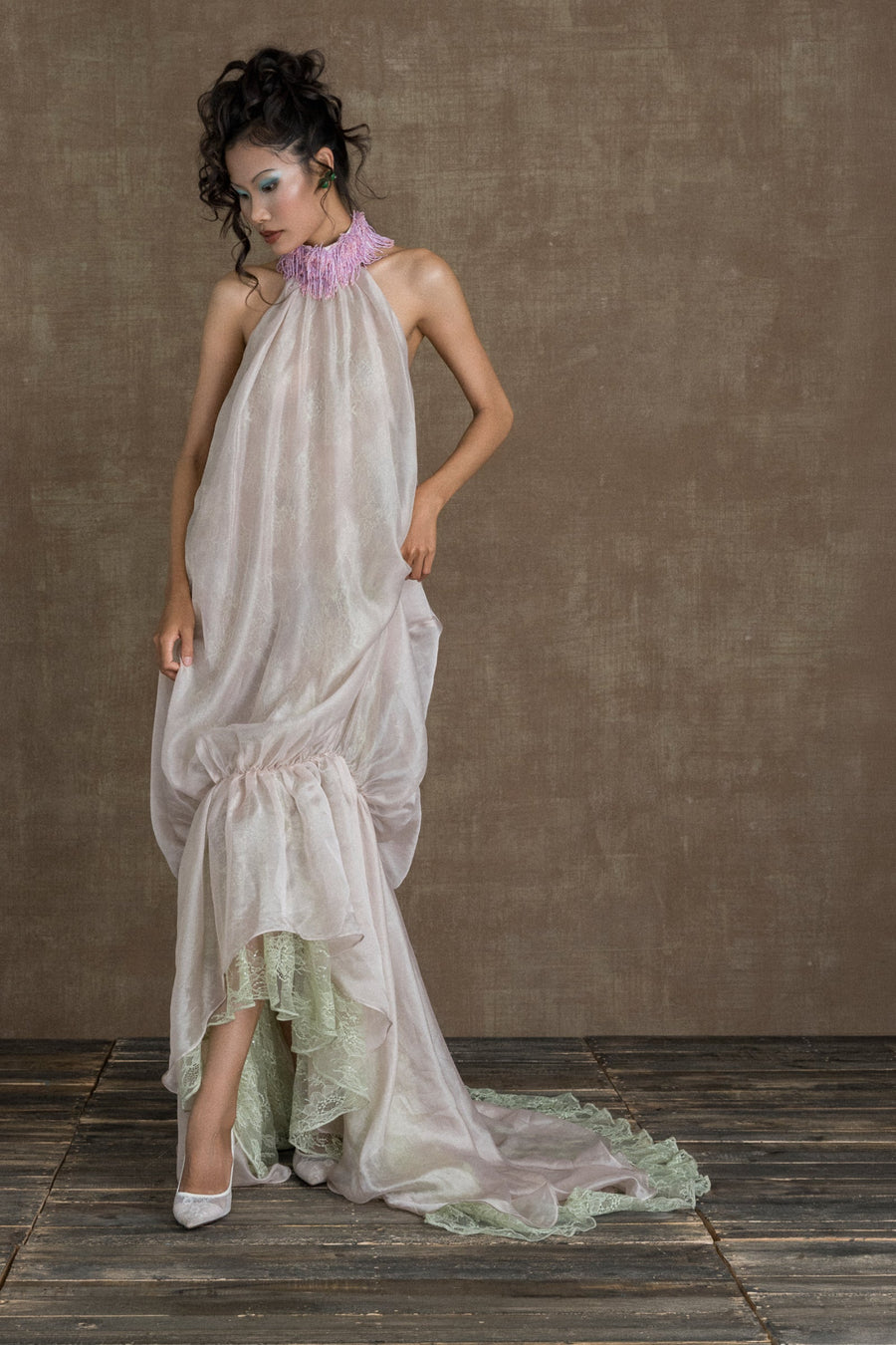 Les Souvenirs D'Indochine Halter Maxi Dress 7
