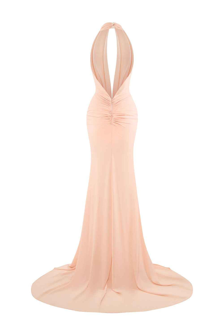 Orlyth Sheath Side Slit Chiffon Floor Length Dress