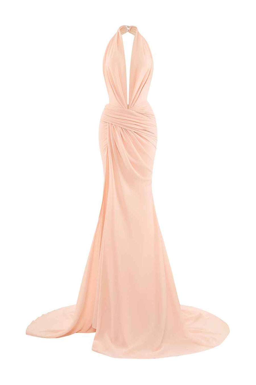 Orlyth Sheath Side Slit Chiffon Floor Length Dress