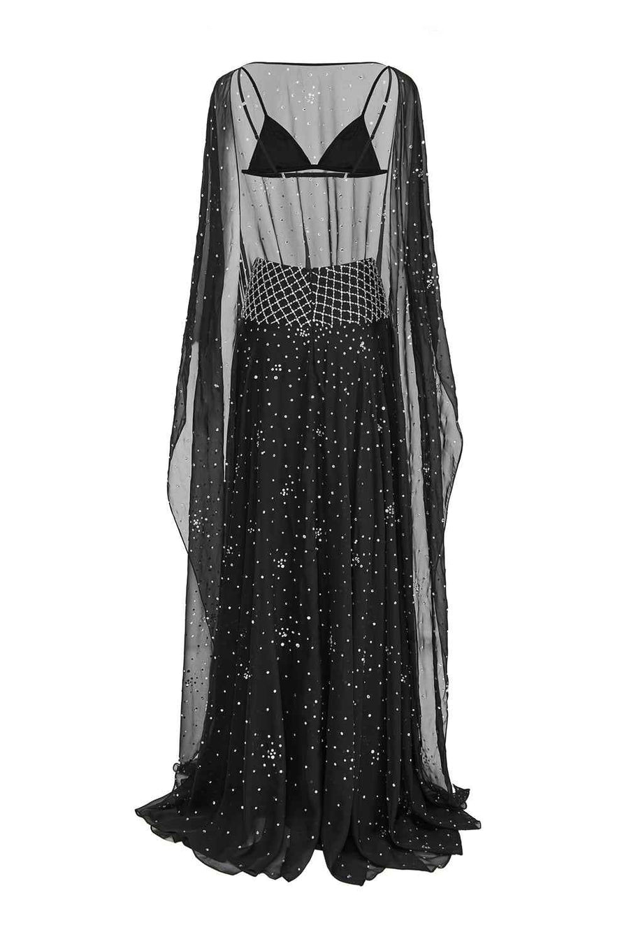 Cosmos Rhinestone Maxi Dress