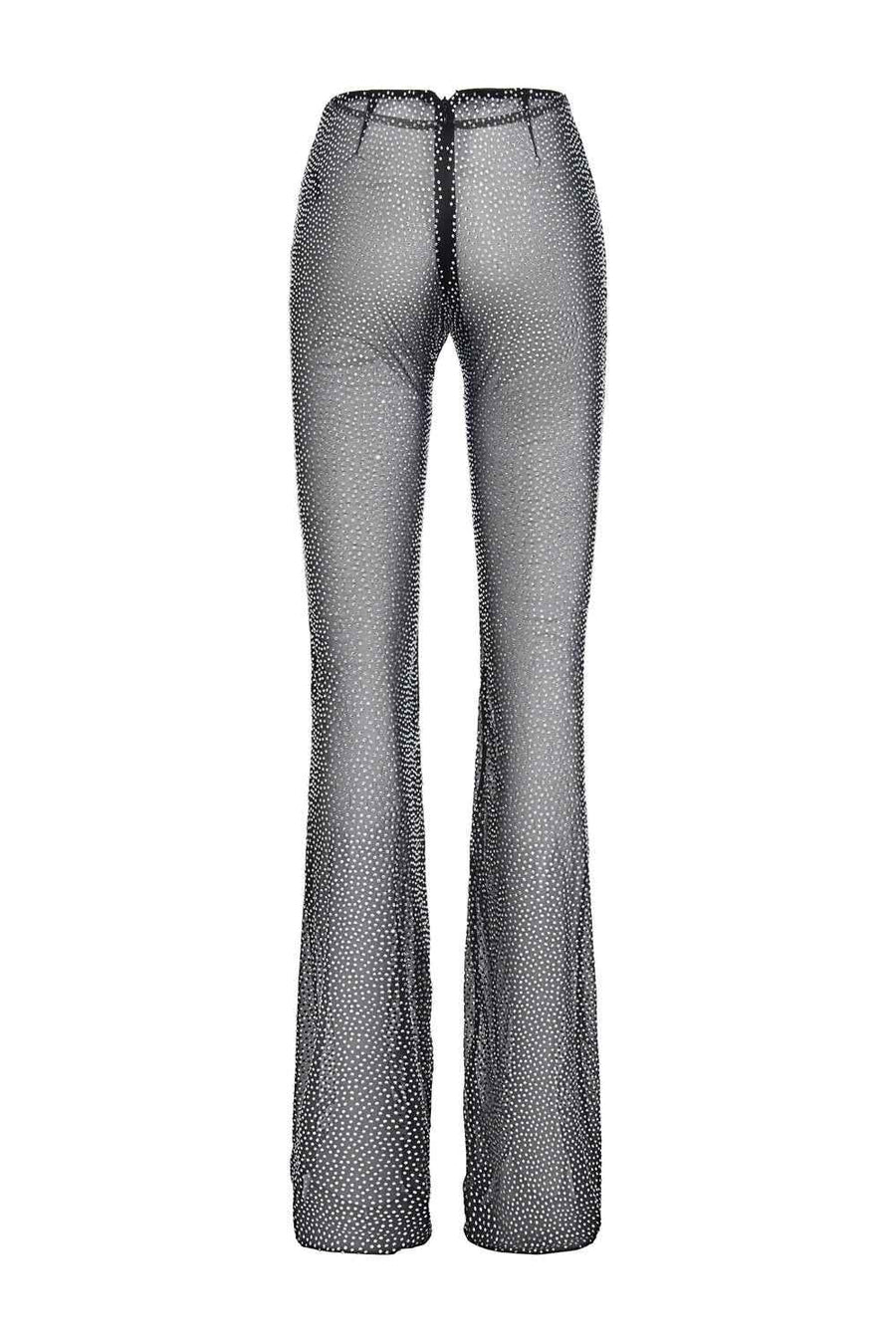 Crystalline Rhinestone Pants