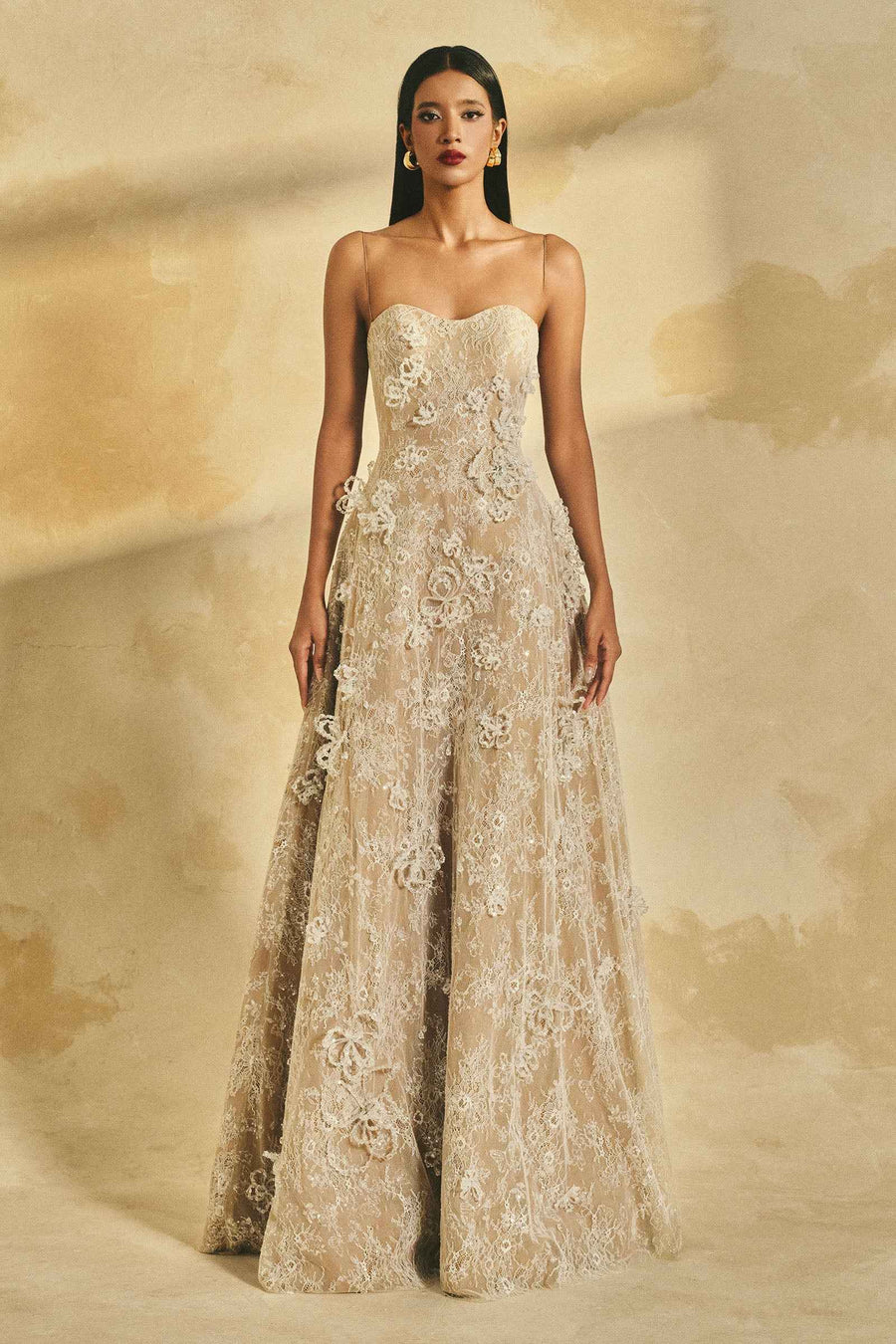 Arl Applique Maxi Dress