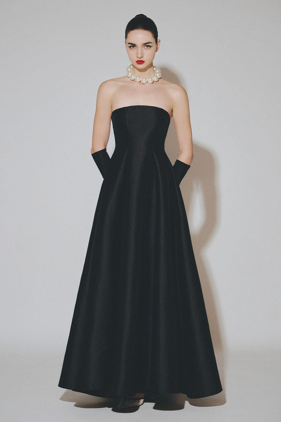 Athena Straight Across Maxi Dress 1