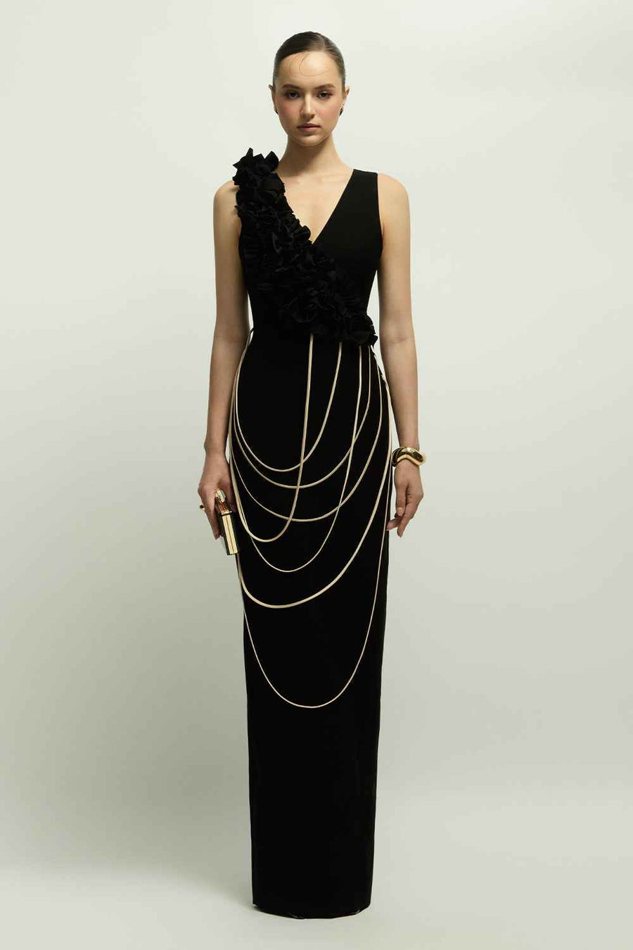 Avignon Sheath Chain Maxi Dress