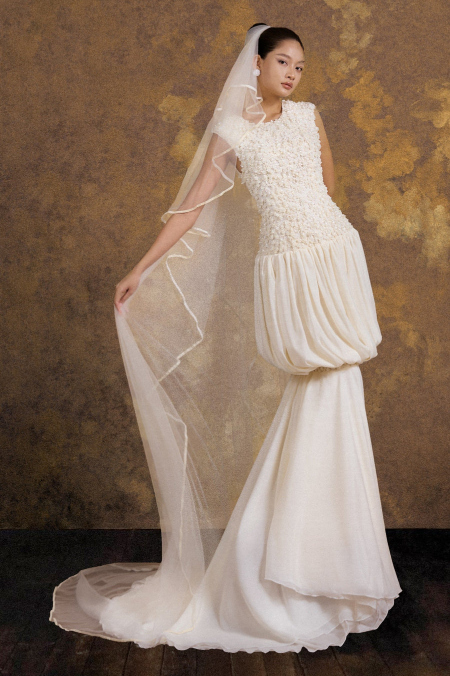 Passionate Night Applique Maxi Dress 4