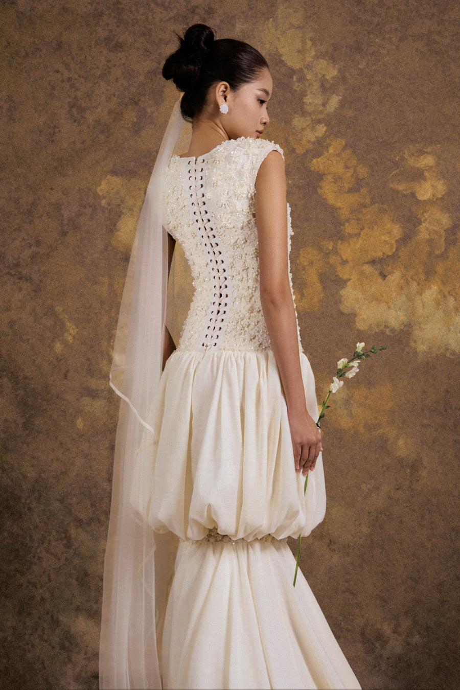 Passionate Night Applique Maxi Dress 3