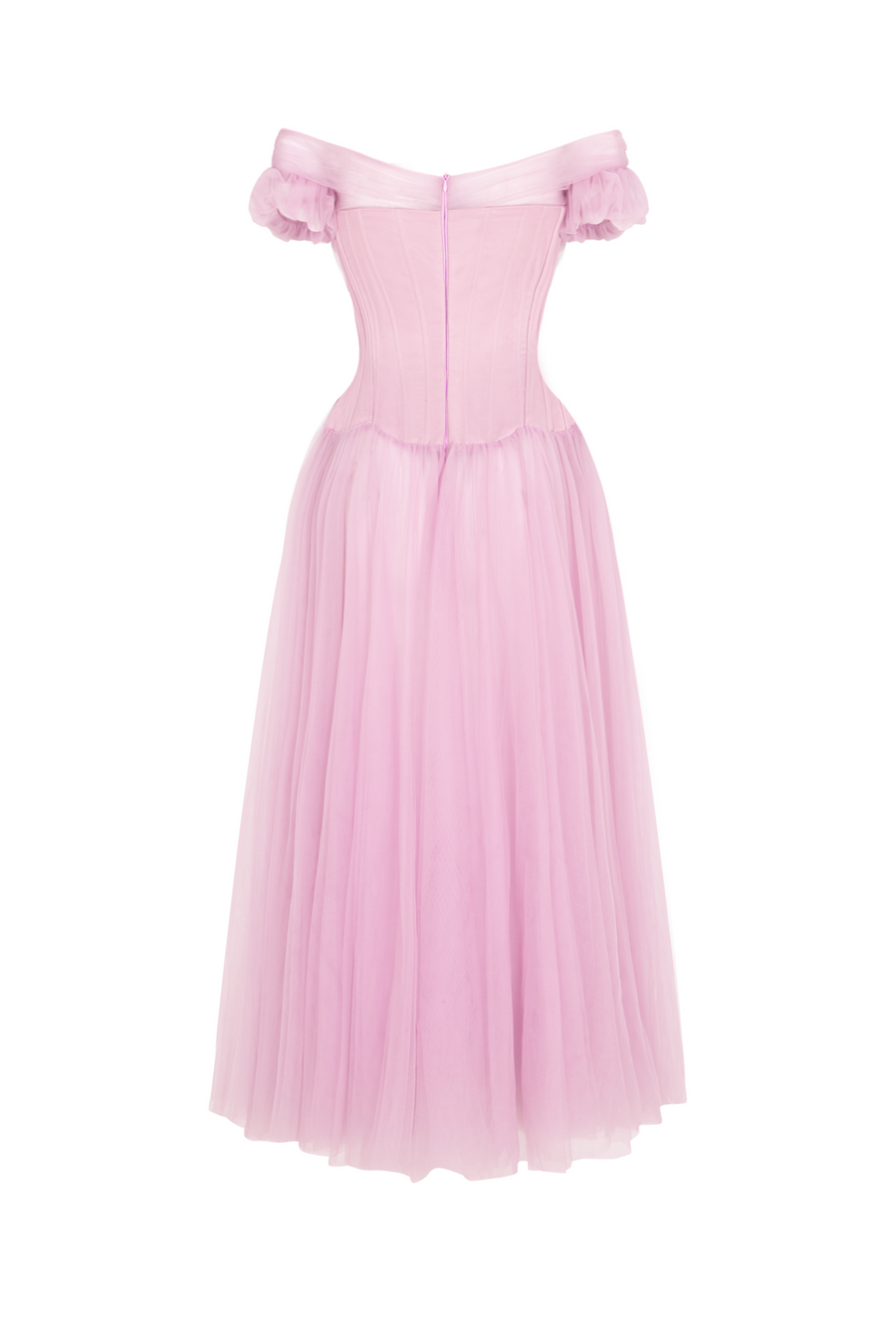 Brumelle Sweetheart Bead Midi Dress 4