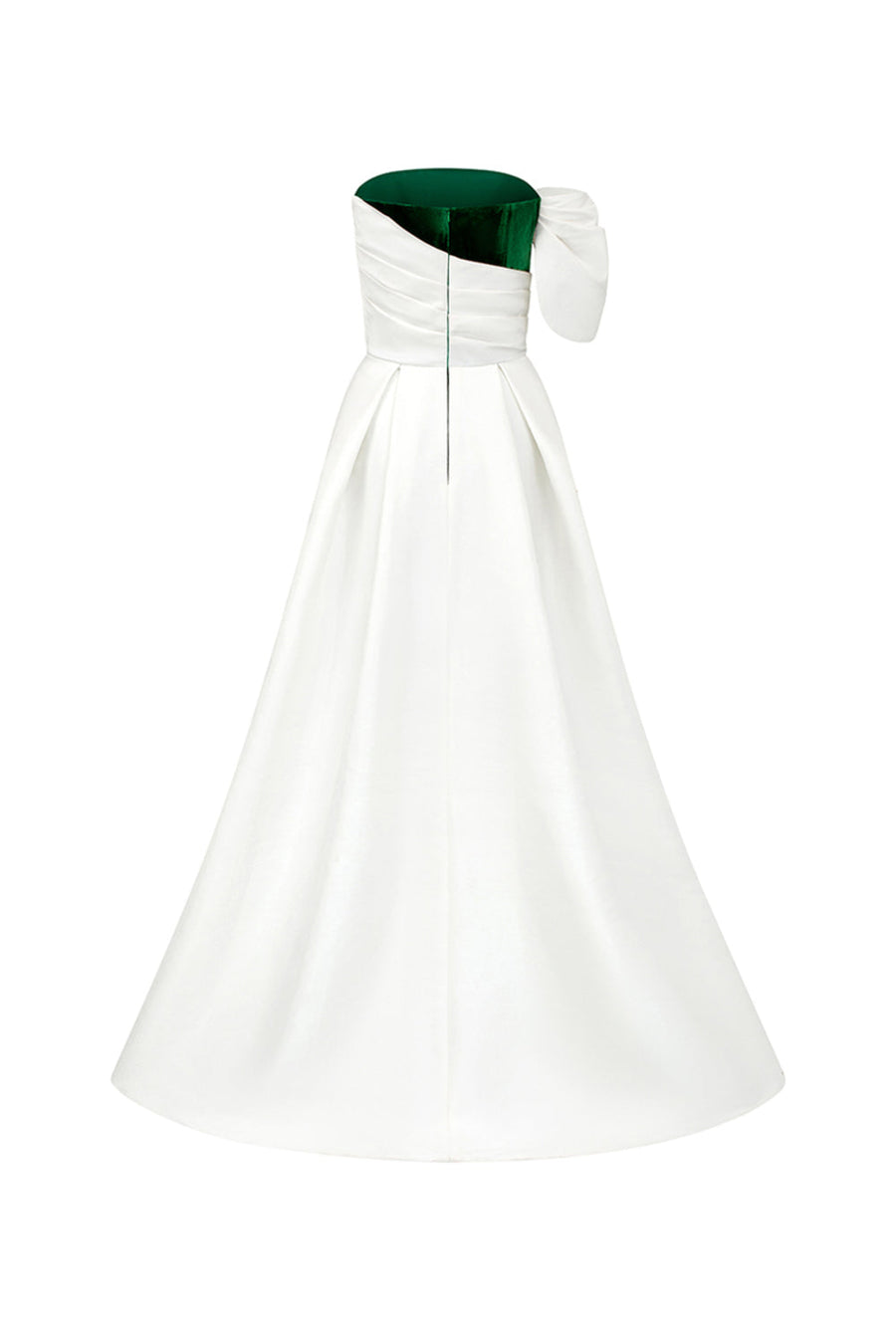 Selah Sheath Extended Flap Velvet Floor Length Dress 8