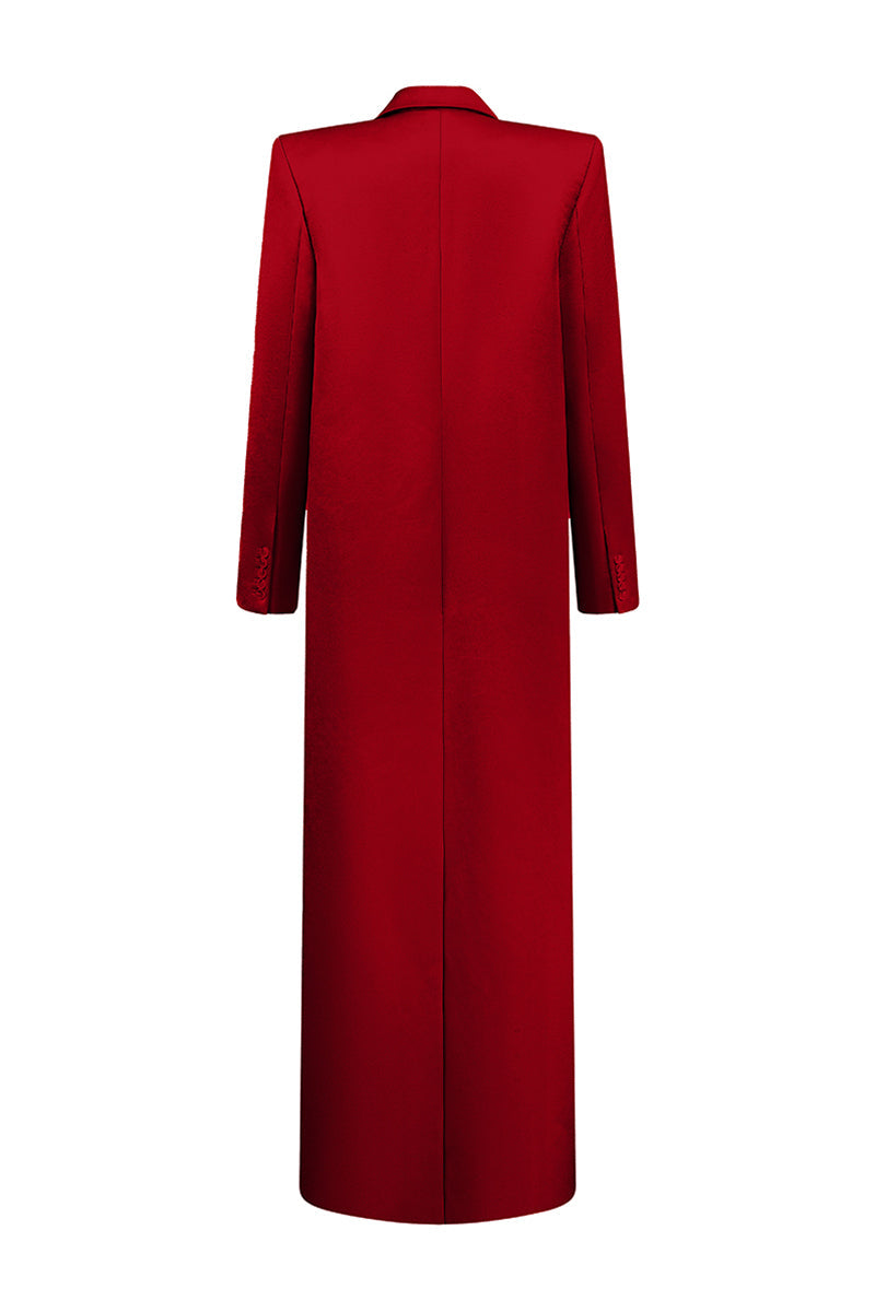 Yara Notched Taffeta Trench Coat 16