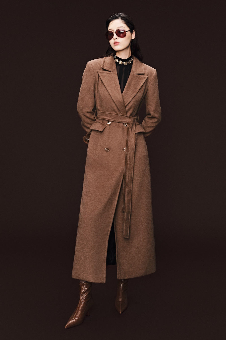 Diana V-Neck Trench Coat 3
