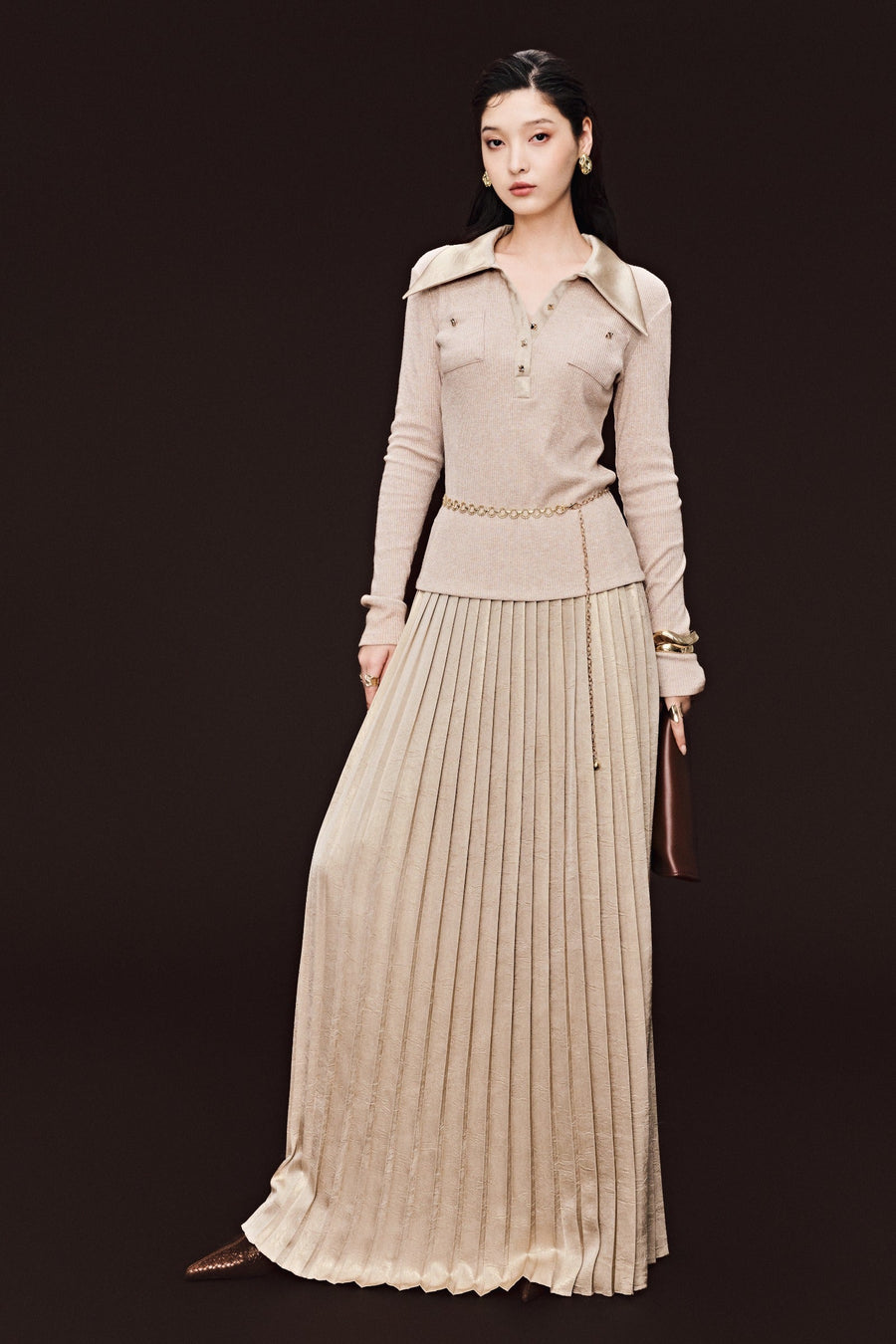 Celine Collared Top 4