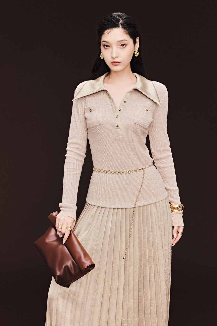 Celine Pleated Skirt 5