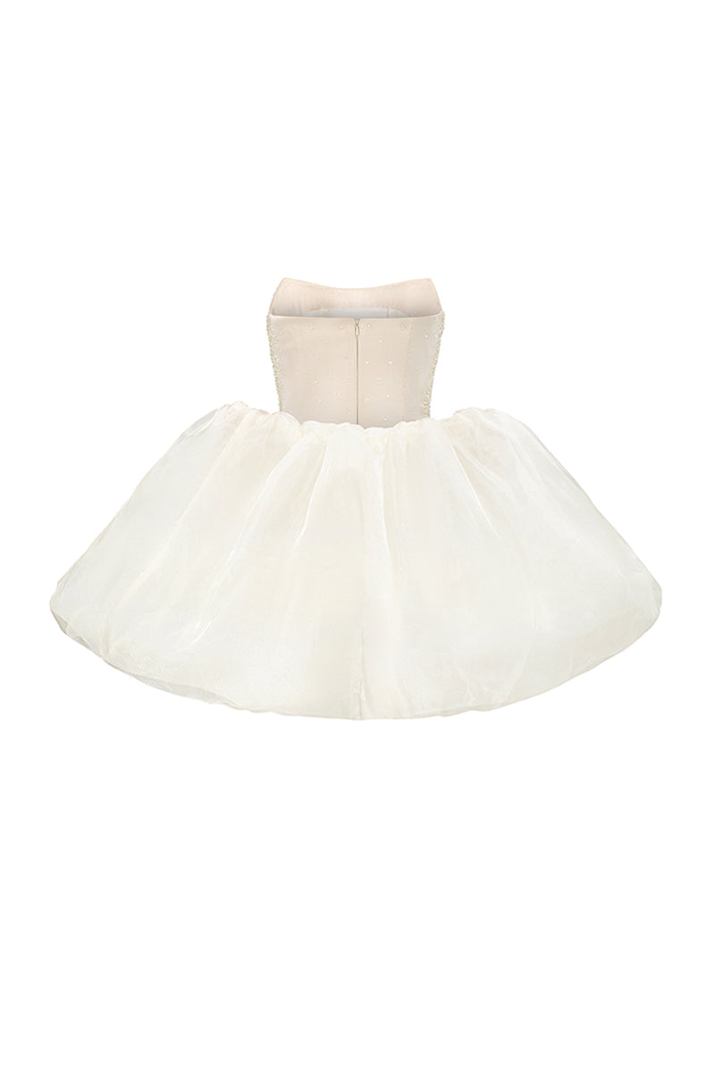 Cadence A-line Cape Sleeve Mini Dress 4