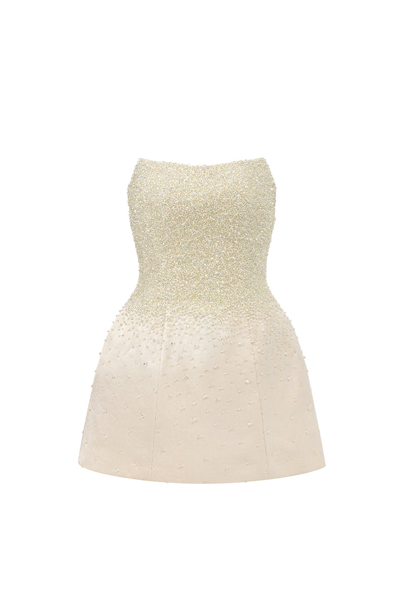 Cadence A-line Cape Sleeve Mini Dress 9