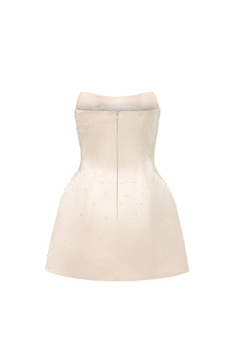 Cadence A-line Cape Sleeve Mini Dress 11