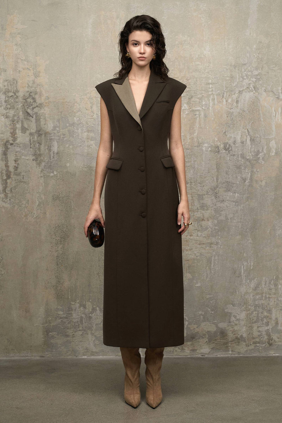 Camille V-Neck Trench Coat 1