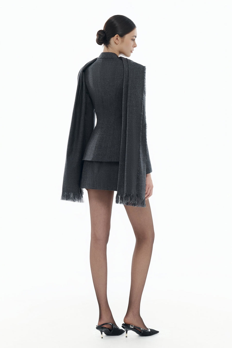 Clara Peplum Button Blazer 5