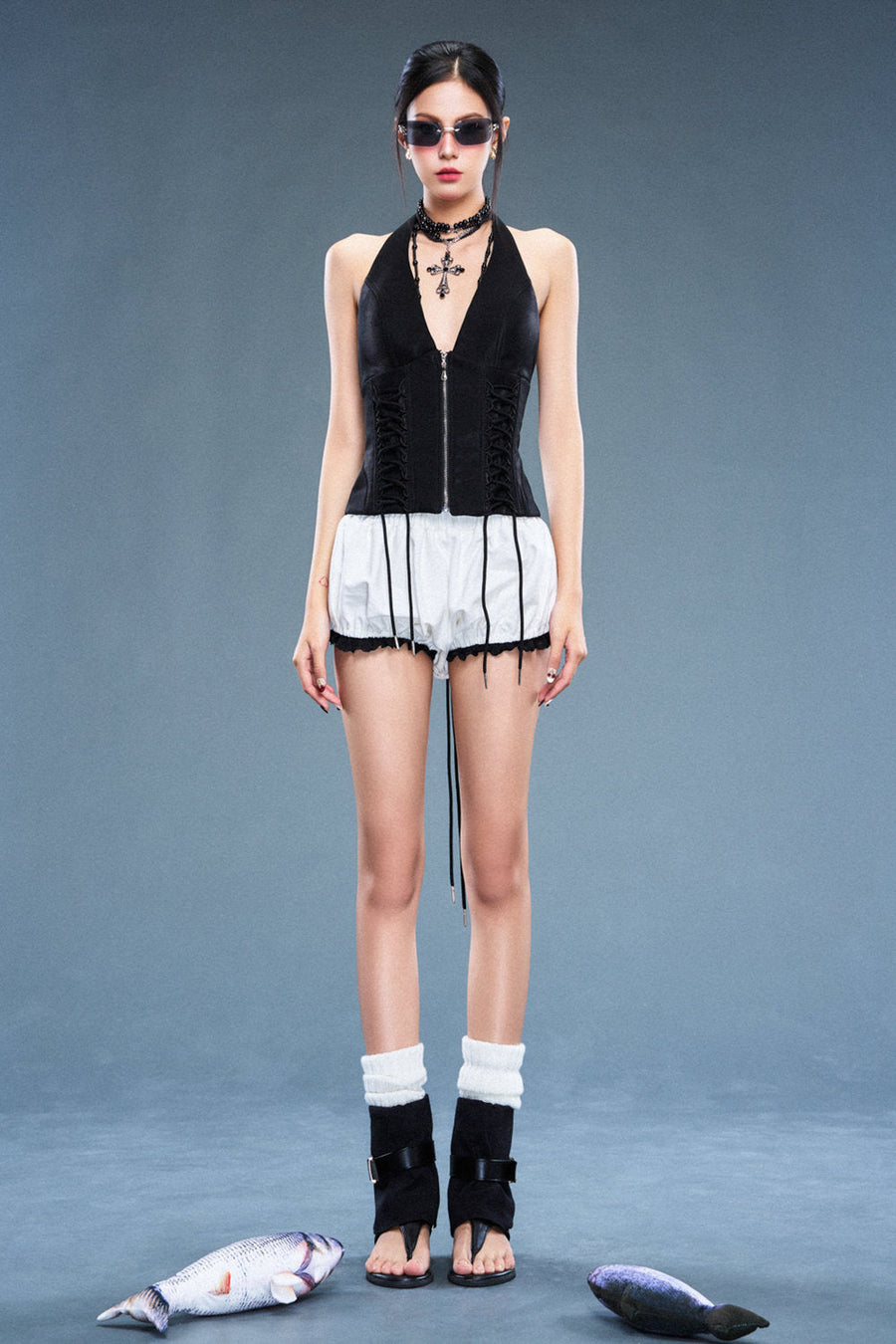 Crush Bubble Cotton Shorts 1