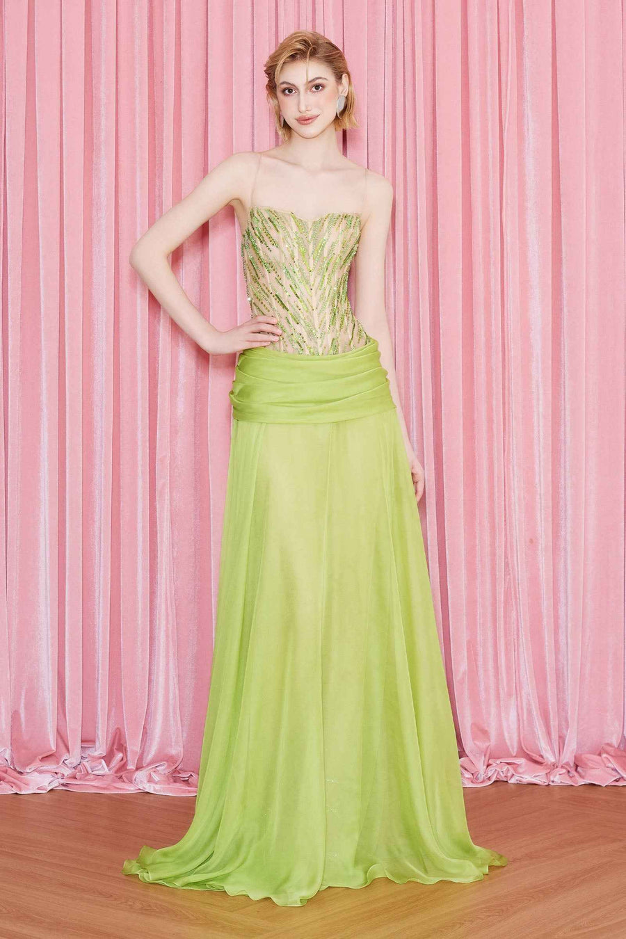 Cyrille Sequin Maxi Dress