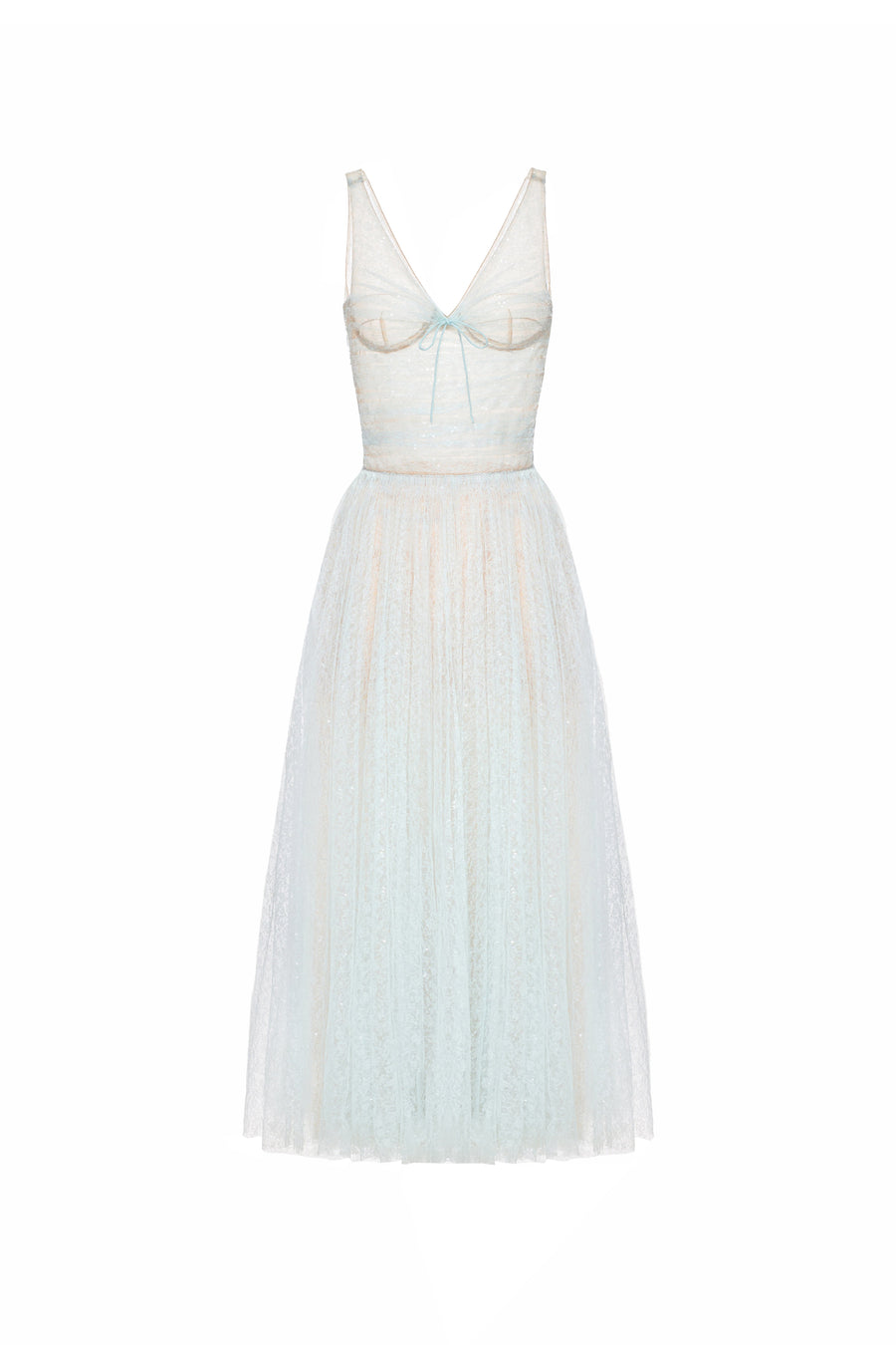 Vivienne V-Neck Sequin Midi Dress 13