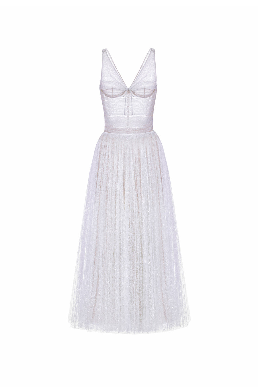 Vivienne V-Neck Sequin Midi Dress 6