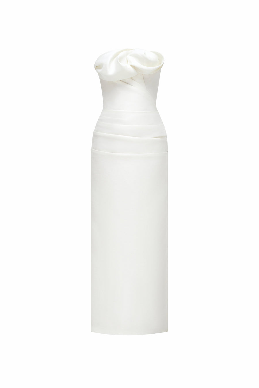 Lucienne Curved Draped Midi Dress 5