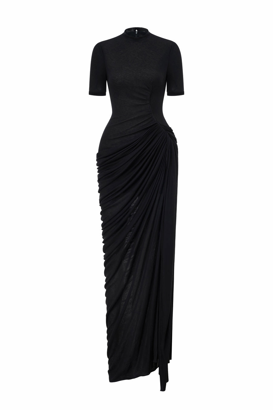 Colette High Neck Draped Maxi Dress 1