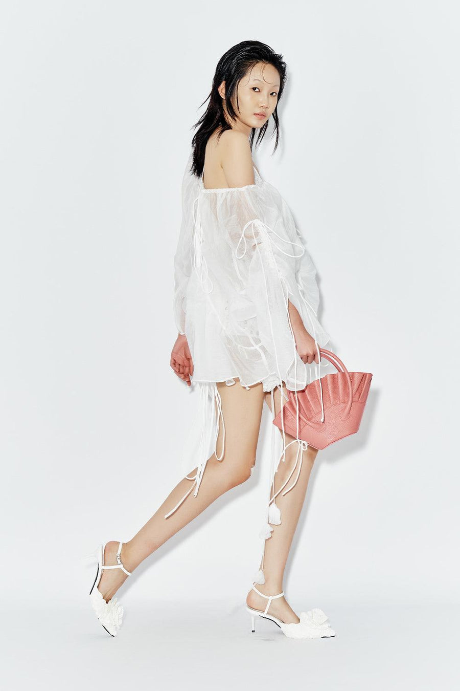 Cactus Straight Tie String Chiffon Extra Short Length Shorts Shorts DAS LA VIE