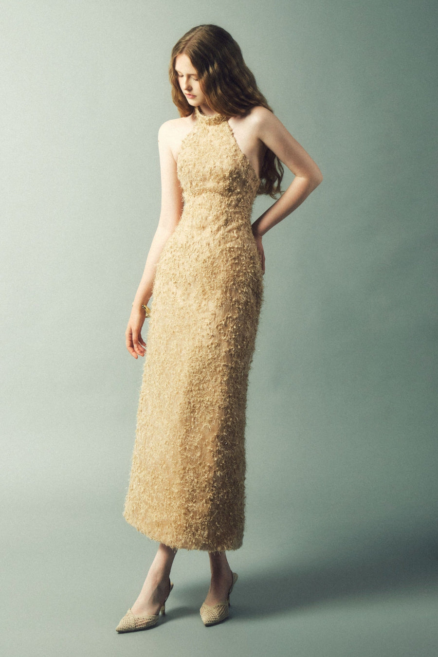 Rumi Faux Fur Midi Dress 3