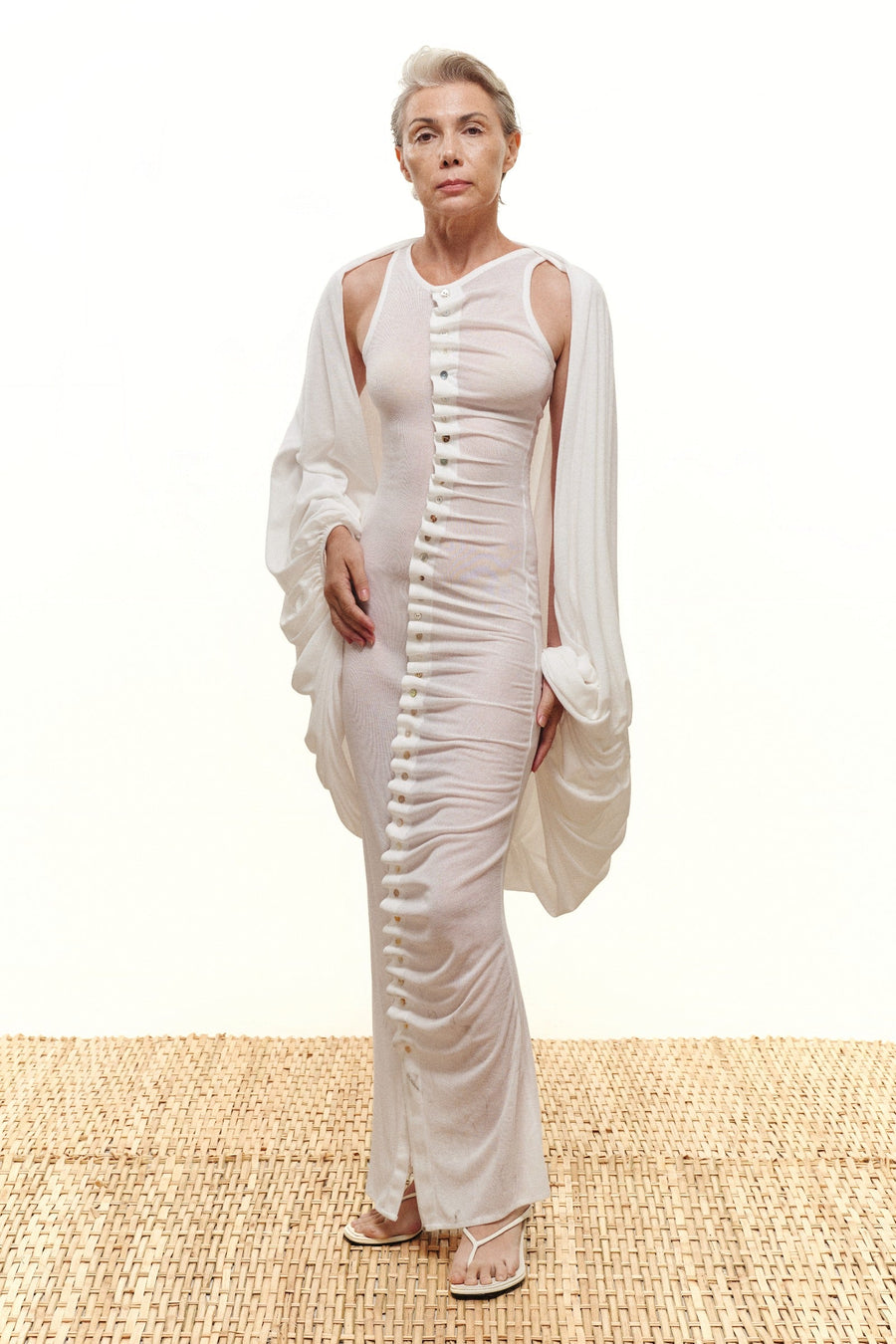 Aurelin Batwing Sleeve Coat 3