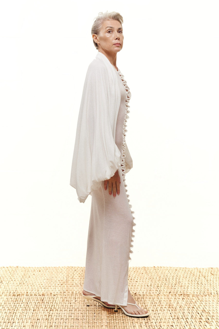 Aurelin Batwing Sleeve Coat 4
