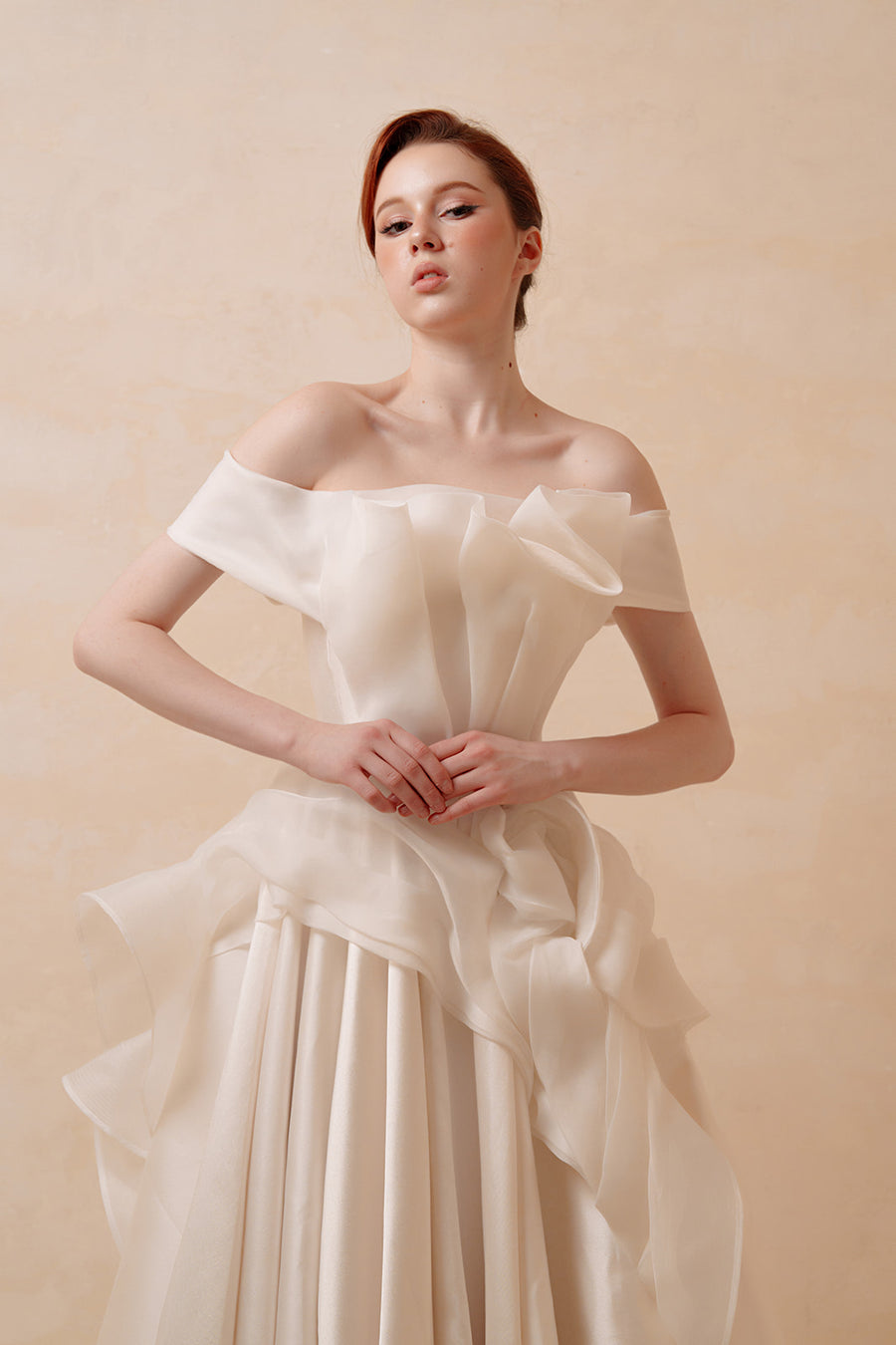 Architectural Bow Mermaid Wedding Dress - ressalina| Best for Hourglass Brides Designer Bridal Gowns ressalina2