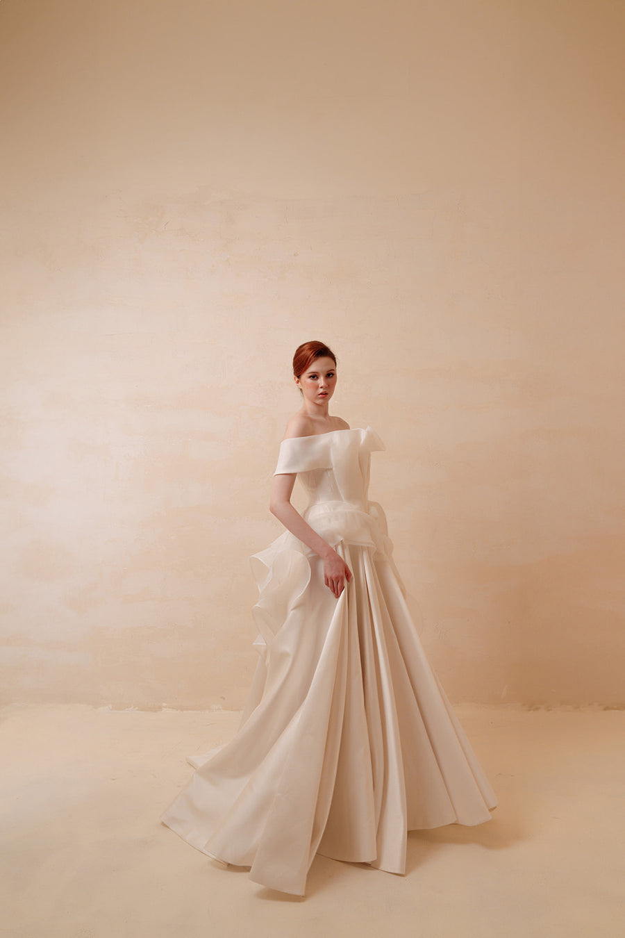 Architectural Bow Mermaid Wedding Dress - ressalina| Best for Hourglass Brides Designer Bridal Gowns ressalina2
