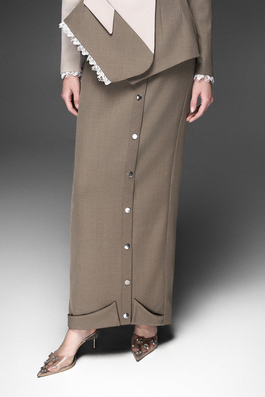 Dalia Button Skirt 5