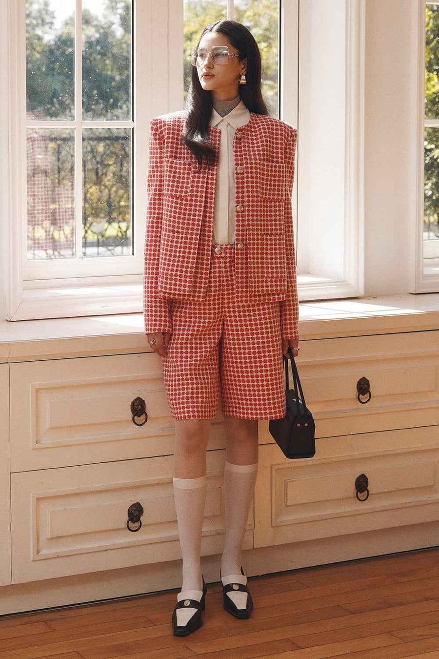 Daniella Round Neck Button Jacket