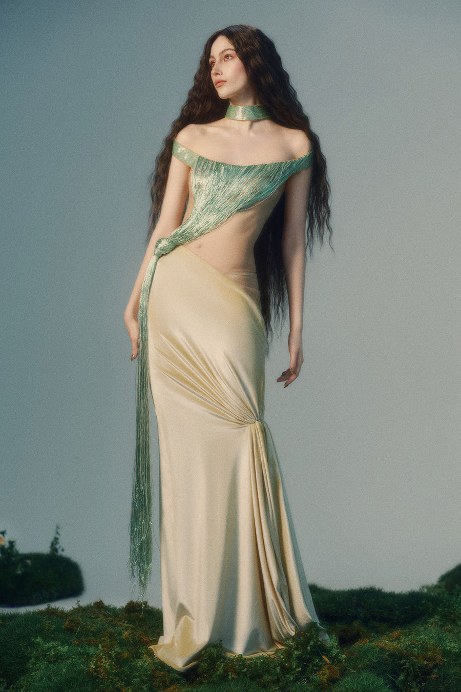 Daphne Fringe Maxi Dress 1