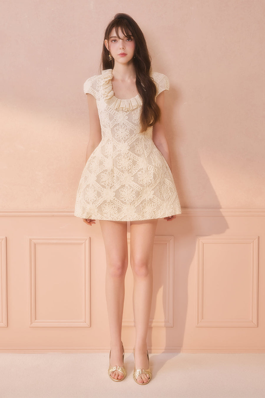 Deline Scoop Neck Mini Dress 2