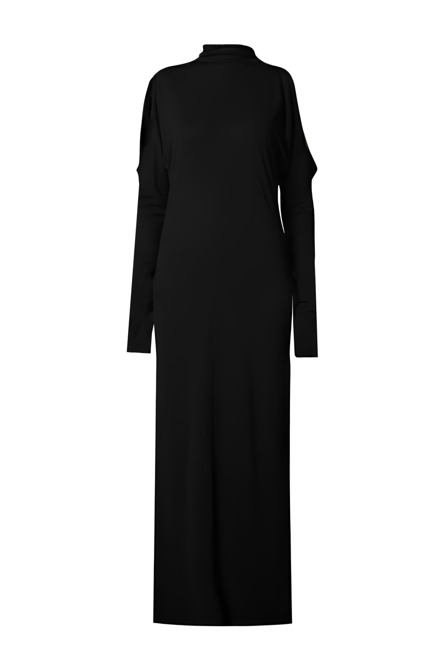 Dina Cold Shoulder Cotton Maxi Dress 1