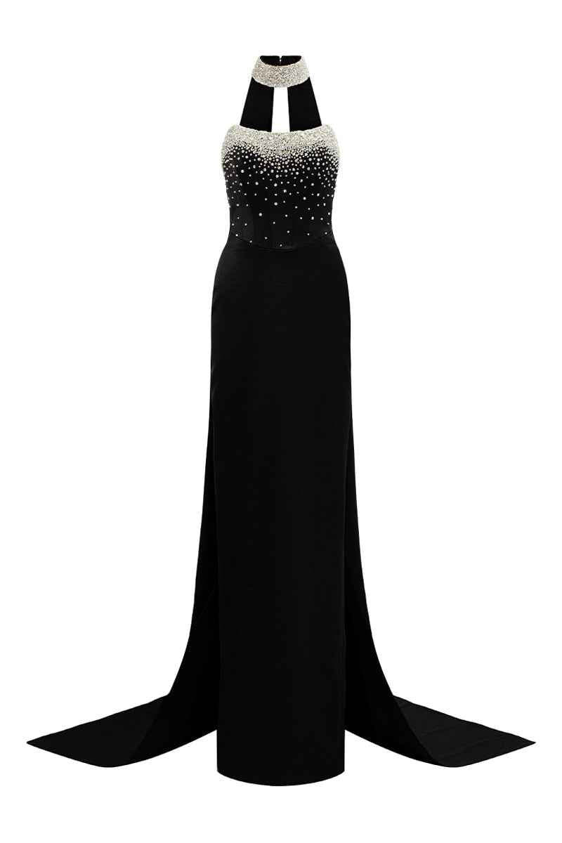 Dream Sheath Rhinestone Maxi Dress