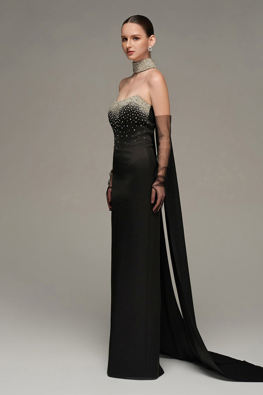 Dream Sheath Rhinestone Maxi Dress 6
