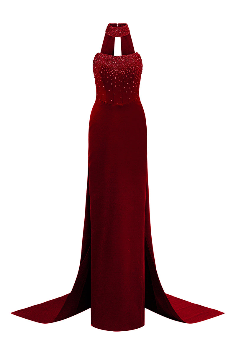 Dream Sheath Rhinestone Maxi Dress 11