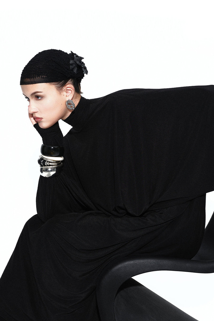 Elisha Draped Maxi Dress 3