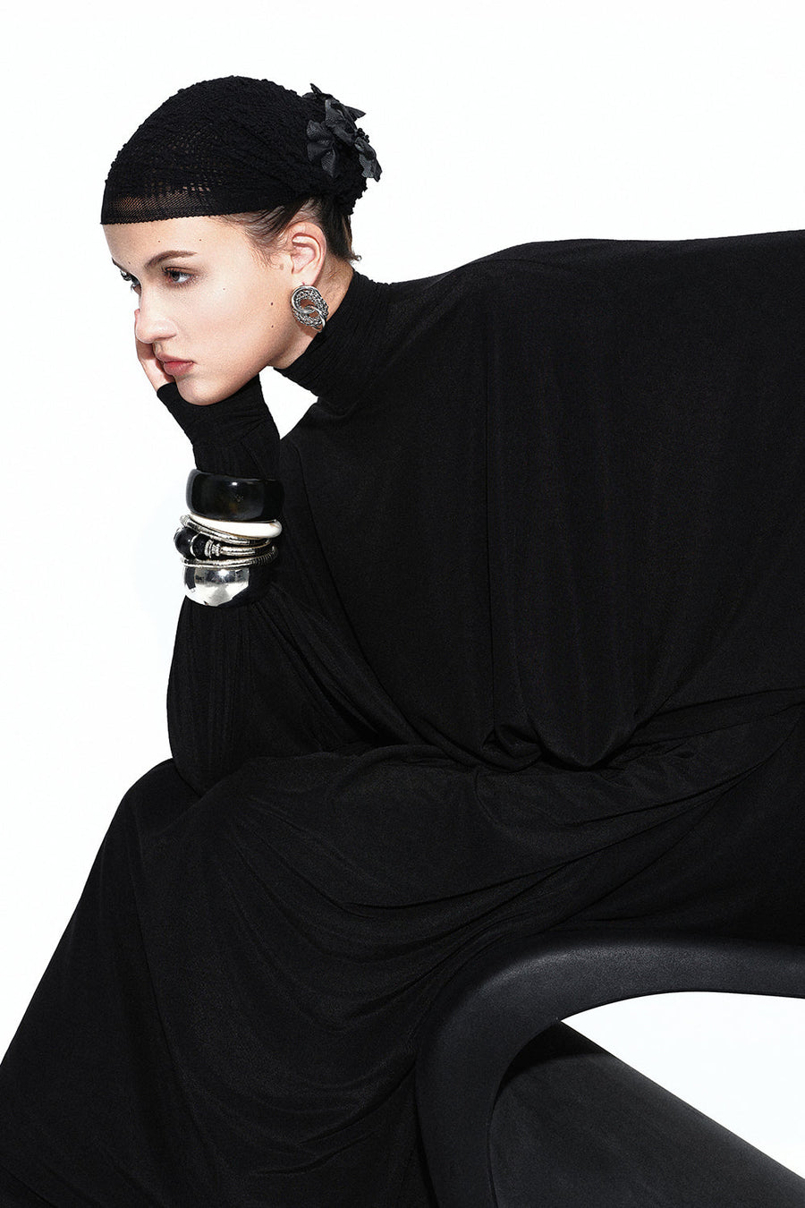 Elisha Draped Maxi Dress 4