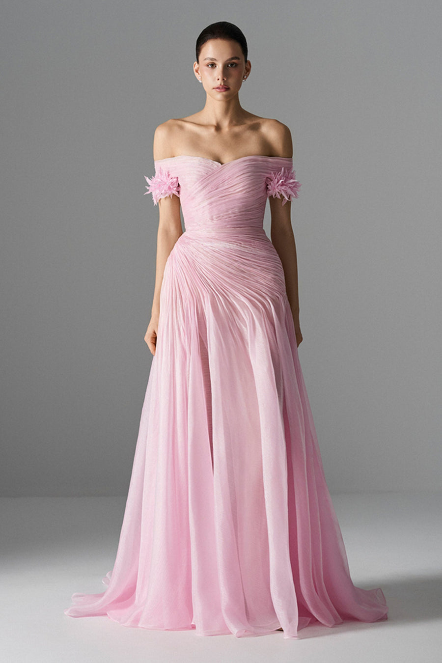 Efflorescence Ruched Maxi Dress 4