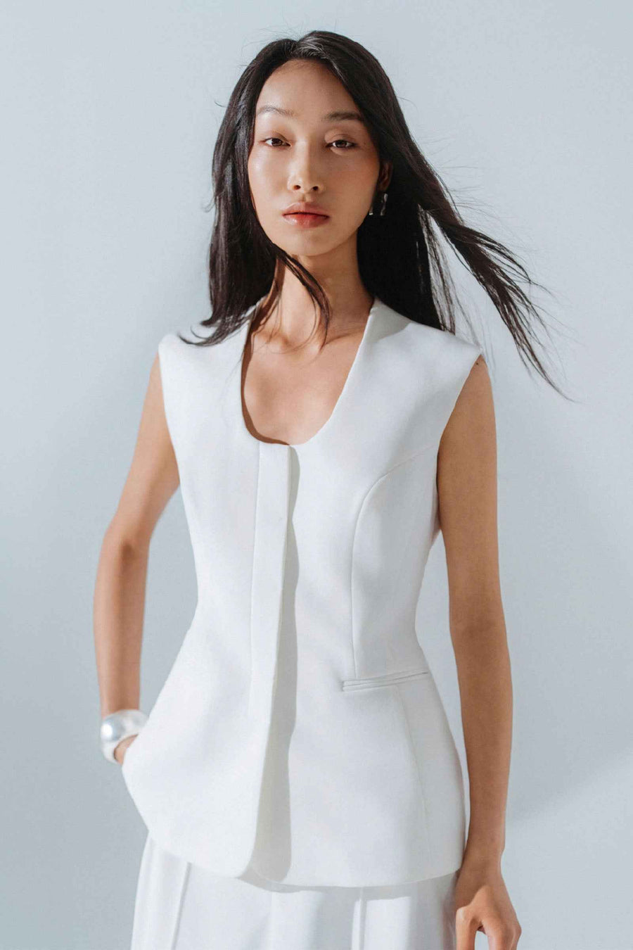 Elara Scoop Neck Top