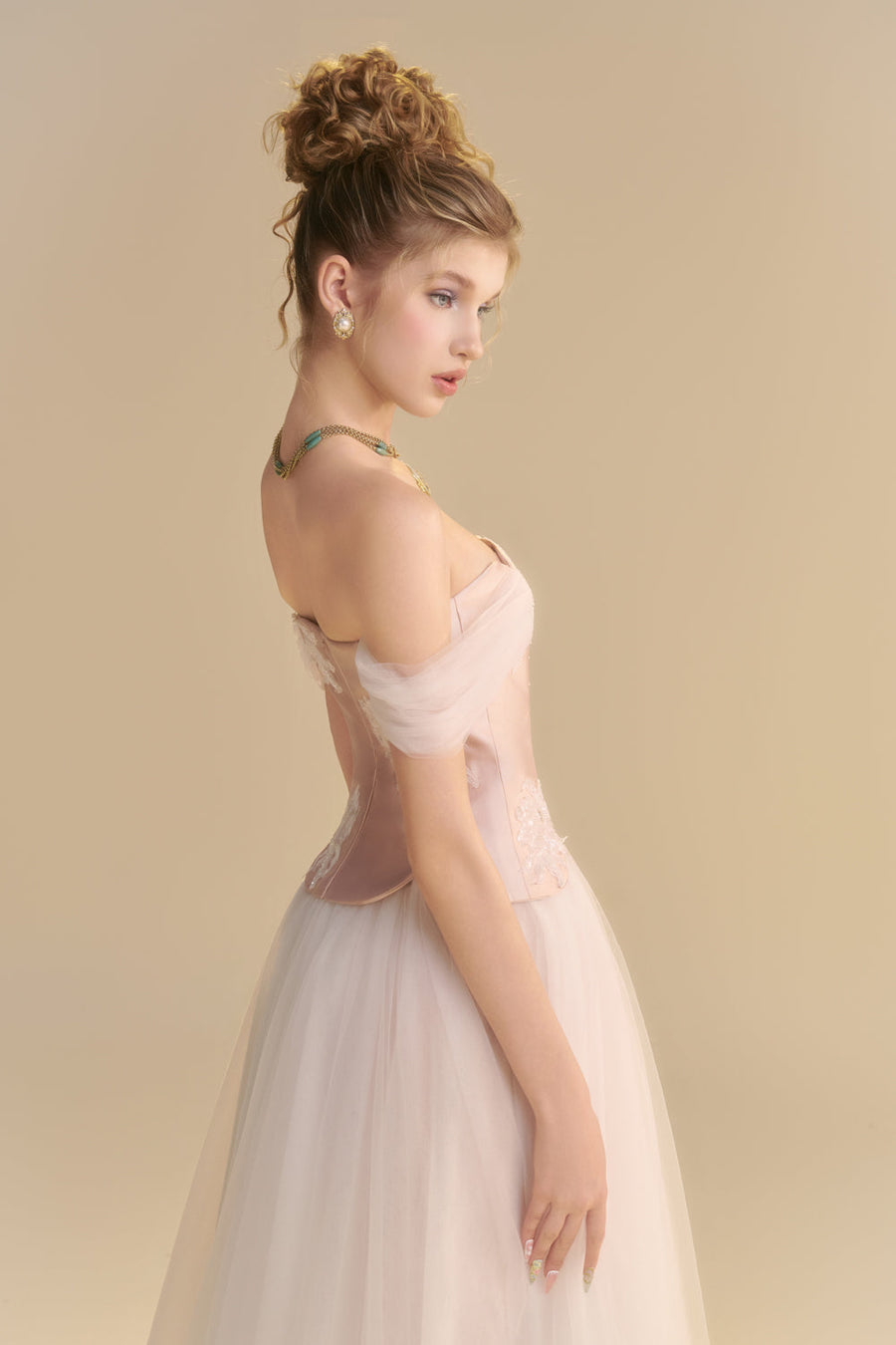 Elarose Off-Shoulder Sequin Midi Dress 3