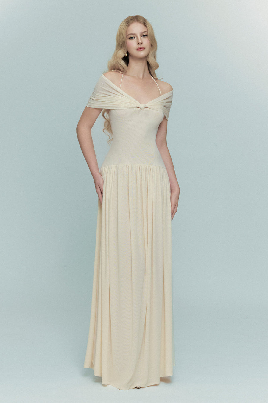 Ella Draped Maxi Dress 1